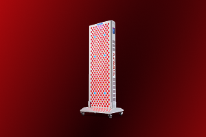 White Mobile Floor Stand